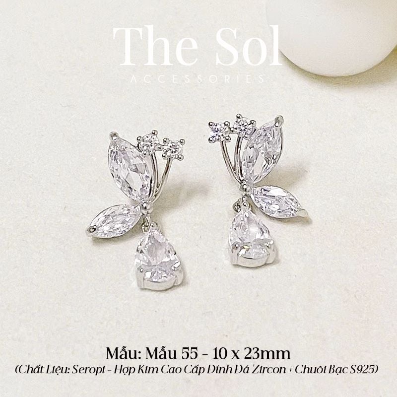 Bông Tai Seropi Half Butterfly - Mẫu 55 