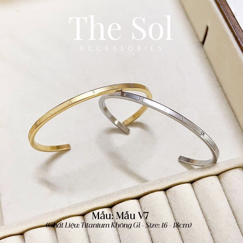  Vòng Tay Titan Roman Cuff - Mẫu V7 