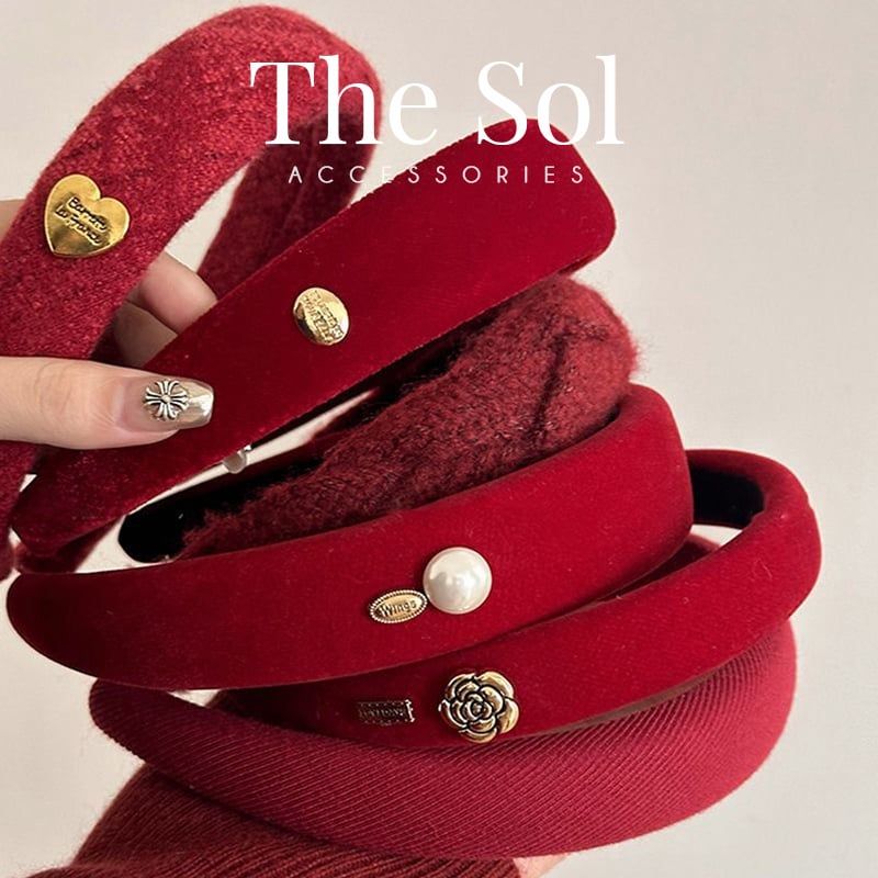  Cài Tóc Hàn Quốc The Red - Mẫu C3 