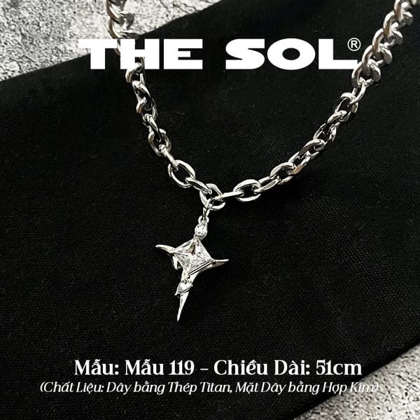  Dây Chuyền Titan Unisex Diamond Bling - Mẫu 119 