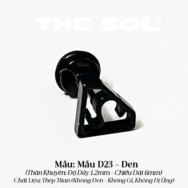  Khuyên Tai Titan Unisex The Superman - Mẫu D23 