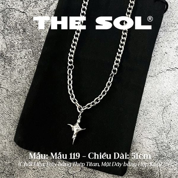  Dây Chuyền Titan Unisex Diamond Bling - Mẫu 119 