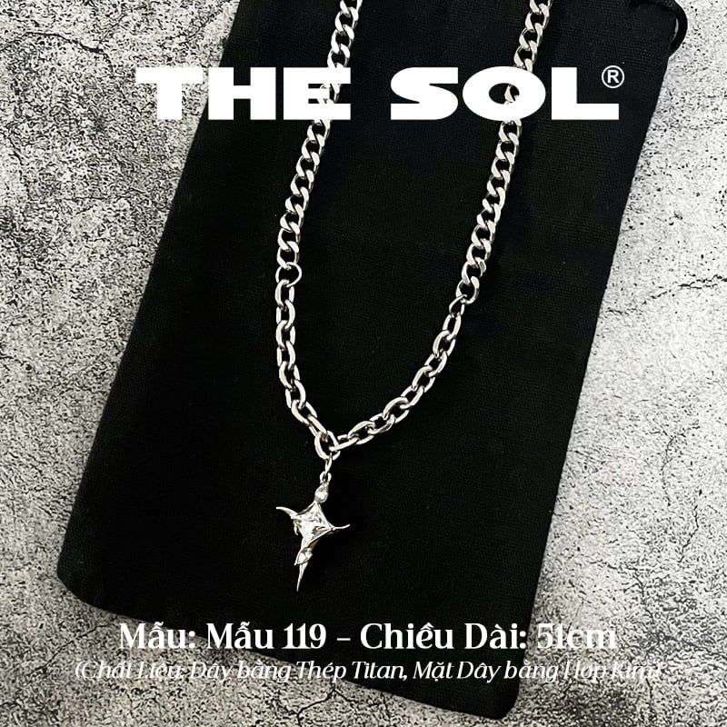  Dây Chuyền Titan Unisex Diamond Bling - Mẫu 119 