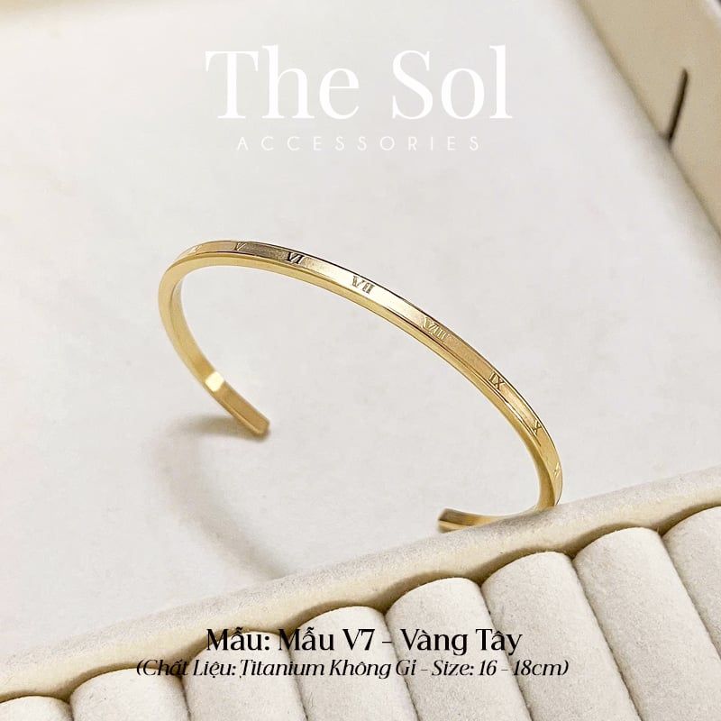  Vòng Tay Titan Roman Cuff - Mẫu V7 