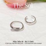  Set Nhẫn Hàn Quốc The Heavy - Mẫu 18 