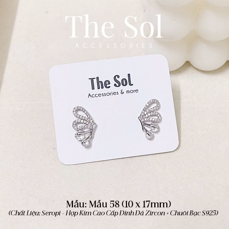  Bông Tai Seropi Half Butterfly - Mẫu 58 
