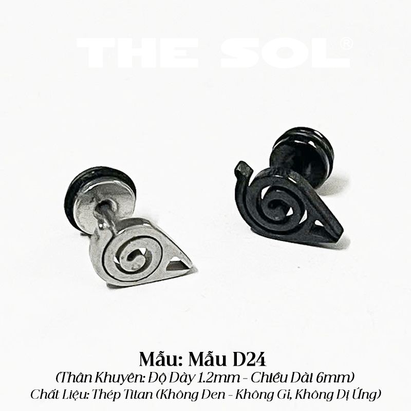  Khuyên Tai Titan Unisex The Kunai - Mẫu D24 