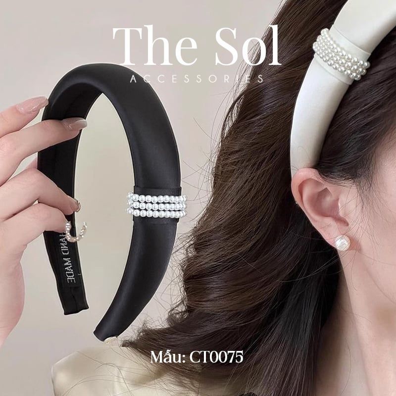  Cài Tóc Hàn Quốc Pearl Lines 