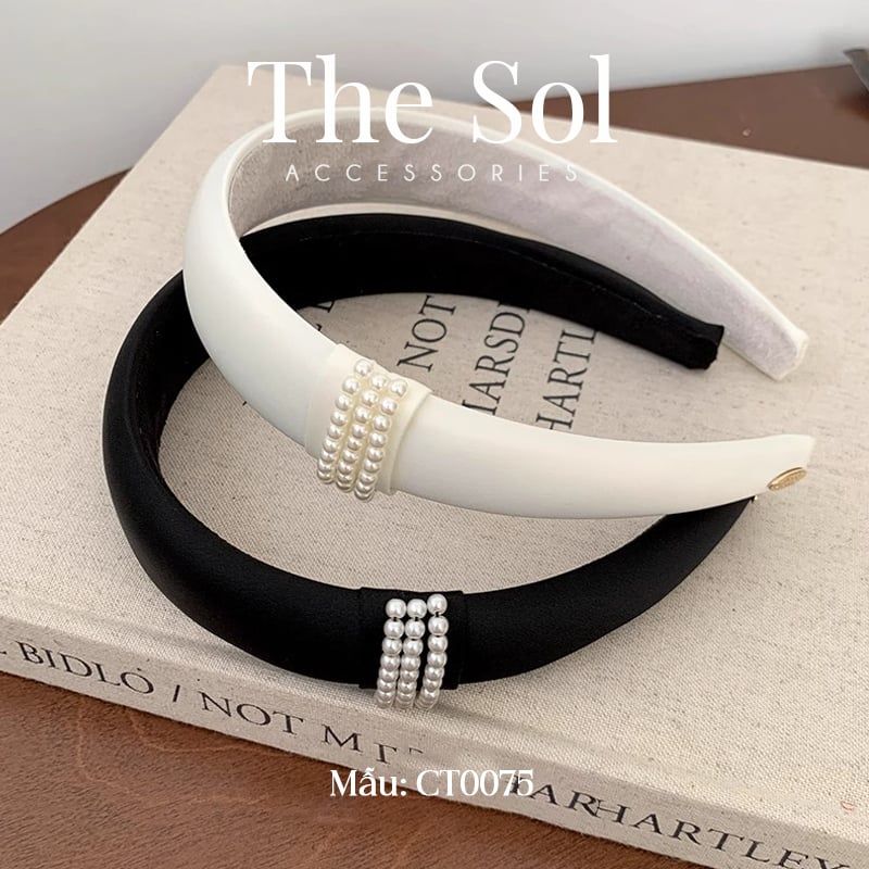  Cài Tóc Hàn Quốc Pearl Lines 