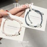  Lắc Tay Hàn Quốc White Star - Mẫu 10 