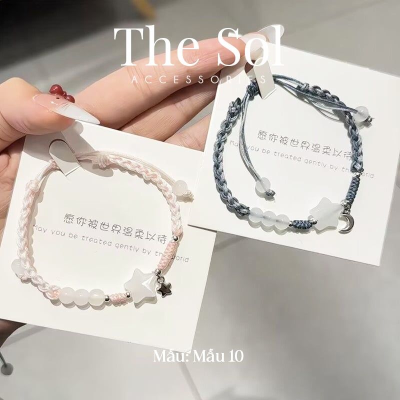  Lắc Tay Hàn Quốc White Star - Mẫu 10 