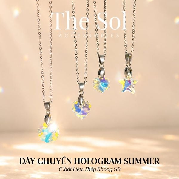  Dây Chuyền Thép Hologram Summer 