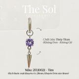  Khuyên Tai Titan Colour Diamond [1 CHIẾC] 