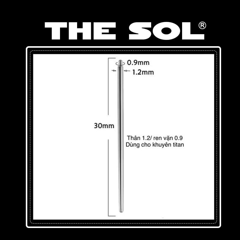  Pin Taper - Cây hỗ trợ đeo khuyên 