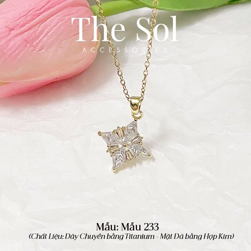  Dây Chuyền Hàn Quốc Dia Rhombus - Mẫu 233 