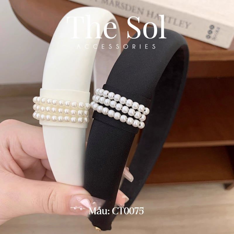  Cài Tóc Hàn Quốc Pearl Lines 