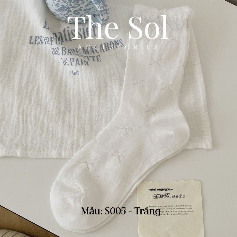  Tất Hàn Quốc Cổ Cao The Bow 