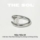  Nhẫn Titan Unisex The Catier - Mẫu 68 