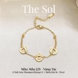  Lắc Tay Titan Triple Coins  - Mẫu 129 