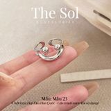  Nhẫn Hàn Quốc The Face - Mẫu 23 