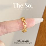  Nhẫn Titan Hollow Lou - Mẫu 136 