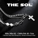  Dây Chuyền Titan Unisex Diamond Cross - Mẫu 112 