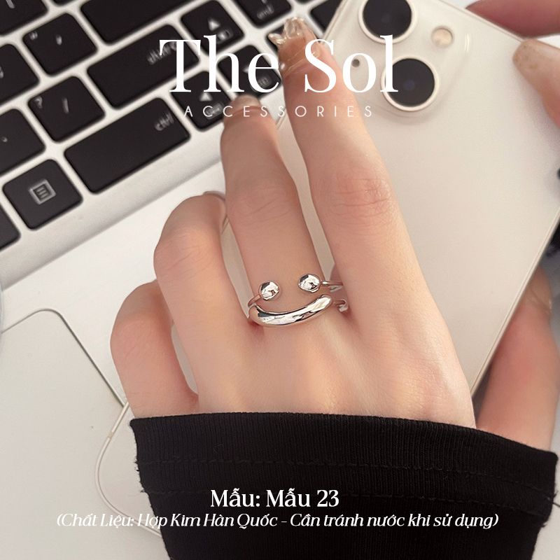  Nhẫn Hàn Quốc The Face - Mẫu 23 