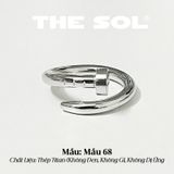  Nhẫn Titan Unisex The Catier - Mẫu 68 