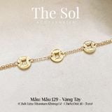  Lắc Tay Titan Triple Coins  - Mẫu 129 