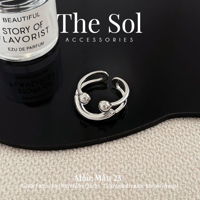  Nhẫn Hàn Quốc The Face - Mẫu 23 