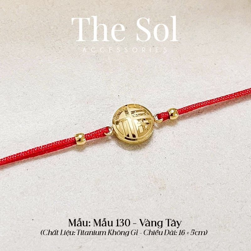  Lắc Tay Titan Golden Coin  - Mẫu 130 