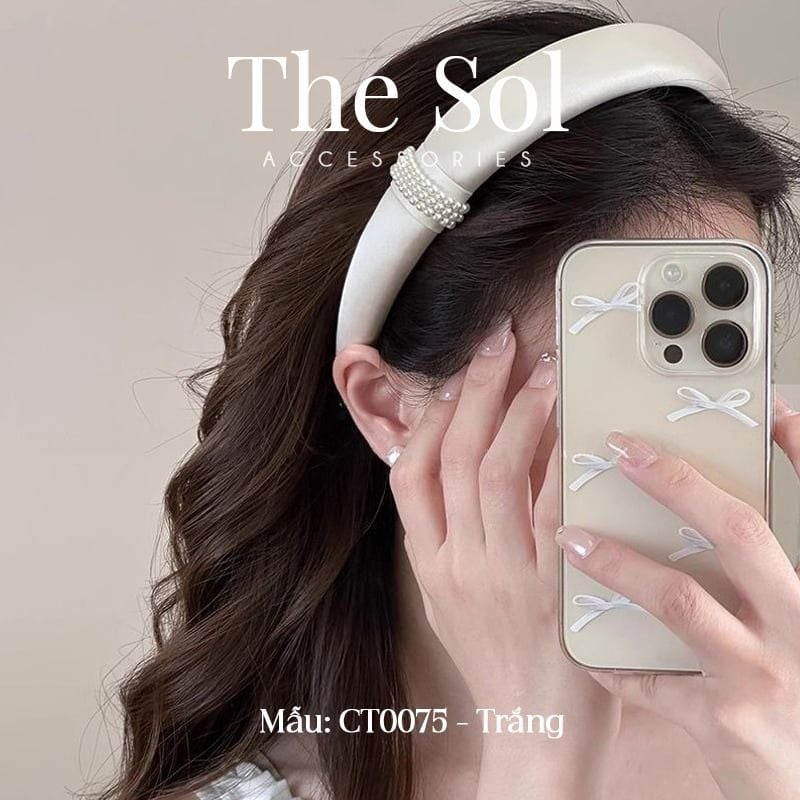  Cài Tóc Hàn Quốc Pearl Lines 