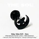  Khuyên Tai Titan Unisex Moon Star - Mẫu D25 