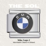  Charm Titan Italian Bracelet - Logo Car&Club 