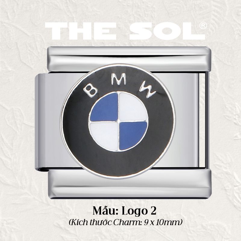  Charm Titan Italian Bracelet - Logo Car&Club 