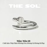  Nhẫn Titan Unisex The Catier - Mẫu 68 