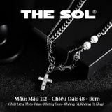  Dây Chuyền Titan Unisex Diamond Cross - Mẫu 112 