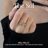  Nhẫn Hàn Quốc The Face - Mẫu 23 