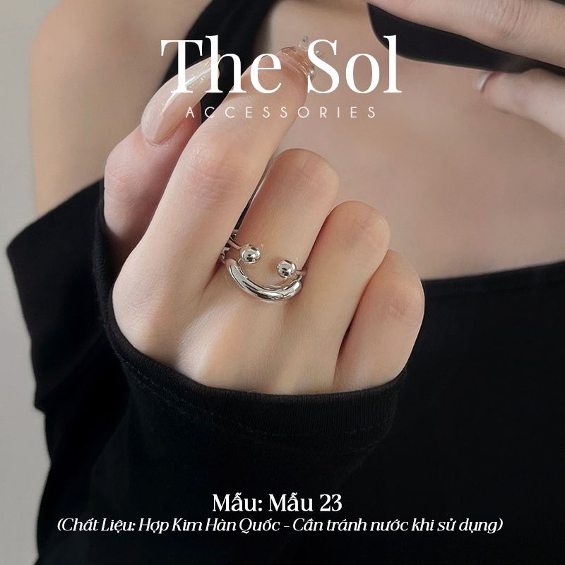  Nhẫn Hàn Quốc The Face - Mẫu 23 