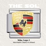  Charm Titan Italian Bracelet - Logo Car&Club 