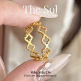  Nhẫn Titan Hollow Lou - Mẫu 136 