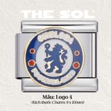  Charm Titan Italian Bracelet - Logo Car&Club 