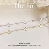  Lắc Tay Titan Hollow Lou  - Mẫu 131 