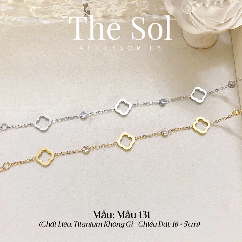  Lắc Tay Titan Hollow Lou  - Mẫu 131 