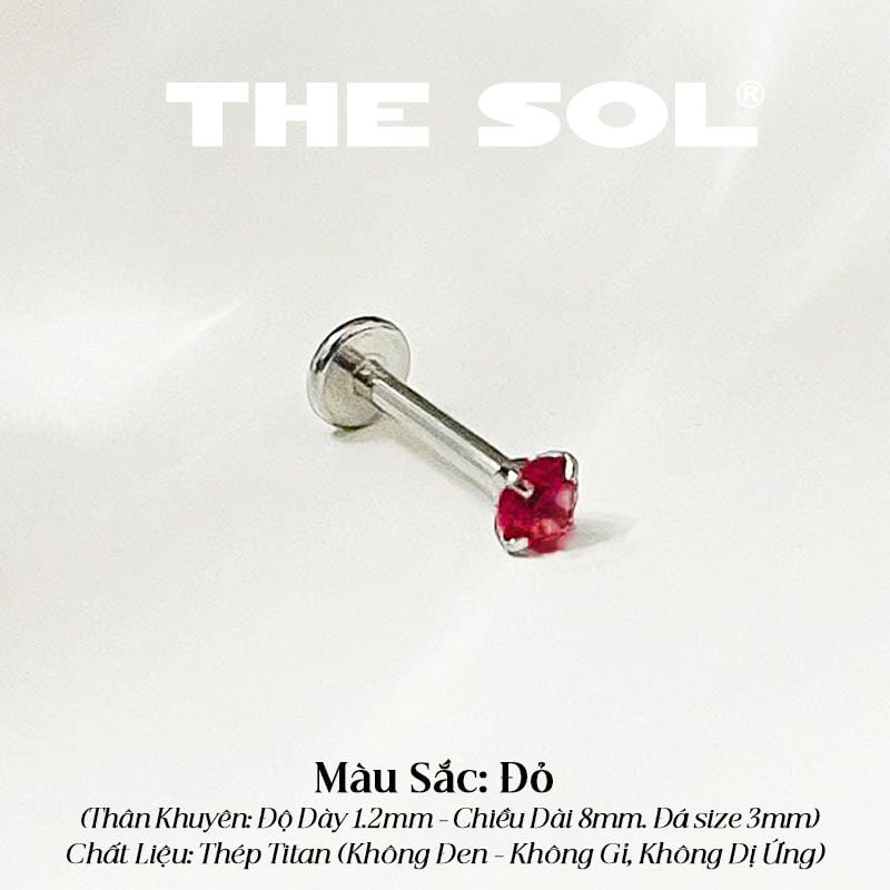  Khuyên Tai Titan Unisex Colour Diamond 