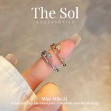  Nhẫn Hàn Quốc The Rose - Mẫu 24 