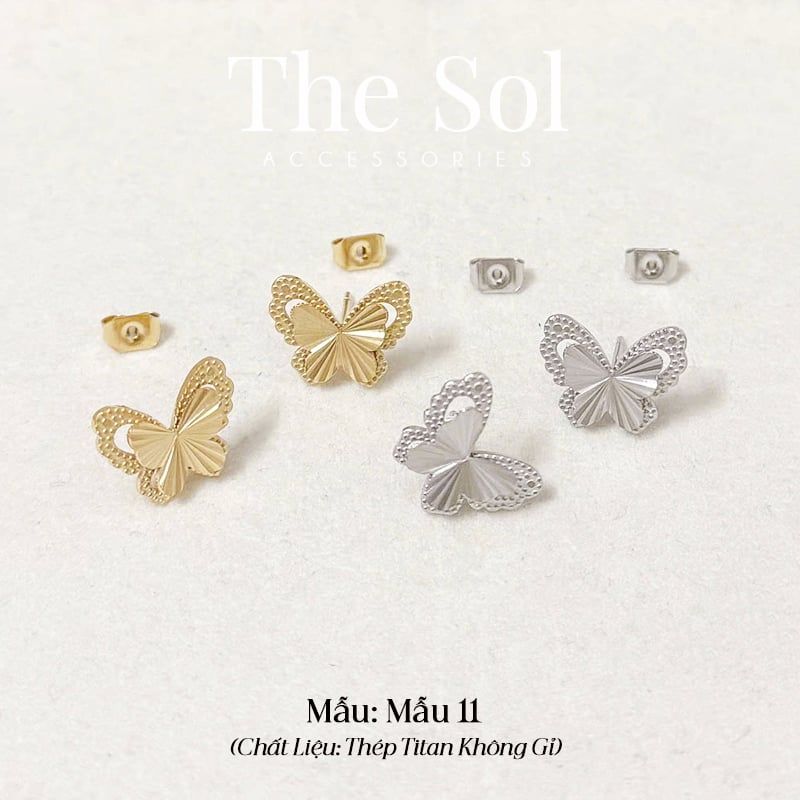  Bông Tai Titan The Butterfly - Mẫu 11 