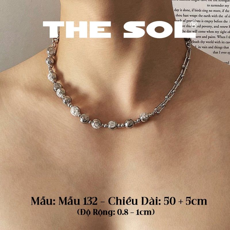  Dây Chuyền Titan Unisex Kendou & Ice Beads - Mẫu 132 