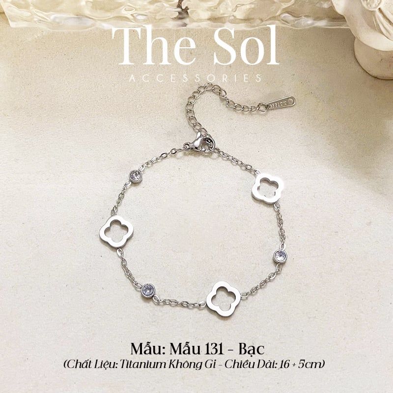  Lắc Tay Titan Hollow Lou  - Mẫu 131 