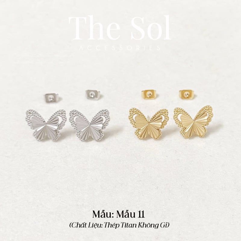  Bông Tai Titan The Butterfly - Mẫu 11 